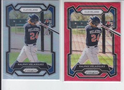 2 - 2024 Prizm RALPHY VELAZQUEZ Red Wave + Silver Guardians #202
