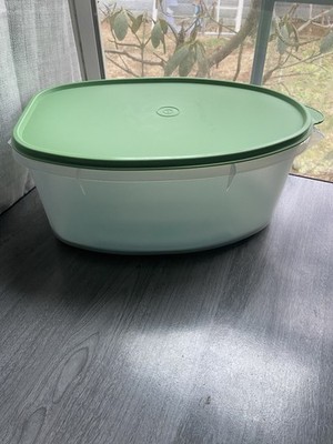Tupperware Flavor Saver Roast Ham Turkey Chicken Chartreuse / Green Lid Lift Out