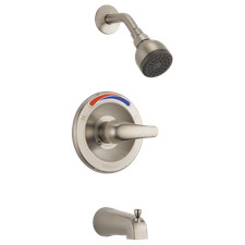 Peerless Core Tub and Shower Trim Kit Brushed Nickel-Certified Refurbished