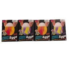 NeeDoh Dippin  Dazzler Eggs Nee Doh Color Changing Egg Viral TikTok NEW Set Of 4