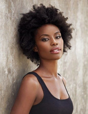 Short Afro Kinky Curly Wigs For Black Women Pixie Cut Black Synthetic Wig Soft