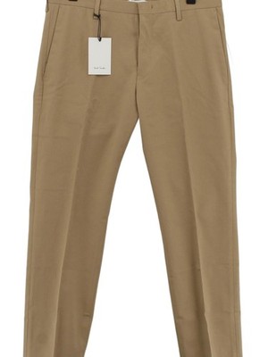 Paul Smith Herren Hose W 32 in hellbraun Baumwolle neu mit Etikett