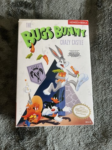 The Bugs Bunny Crazy Castle (Nintendo NES, 1989) Complete CIB