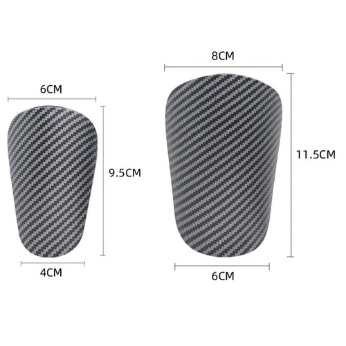 Reliable Protection Imitation Carbon Fiber Shin Guards for Football Players - Picture 4 of 17