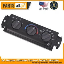 For Chevy S10 GMC Jimmy Bravada AC Heater Climate Control Switch Module 15098966