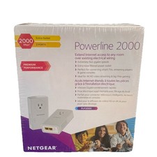 NETGEAR Powerline 2000, Powerline Extender, PLP 2000, nuovo, sigillato