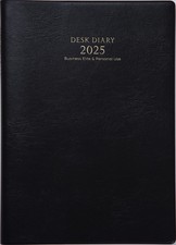 Takahashi 2025 Planner, April Start, B5 Weekly Desk Diary, Black, No. 931