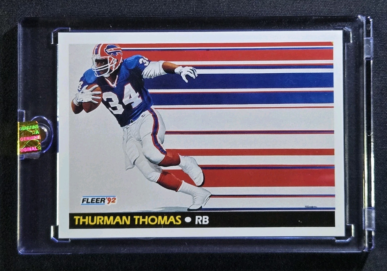 1992 Fleer - Thurman Thomas #476 - Base, Pro Vision