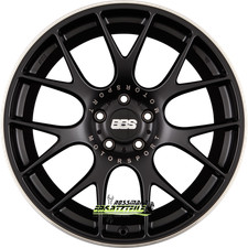 BBS CH-R schwarz matt 9.5x19 ET35 - LK5/112 ML82 Felgen Alufelgen