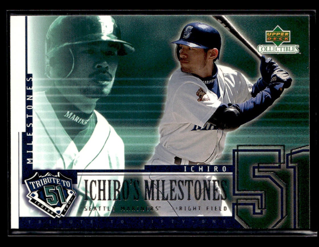 2001 Upper Deck Collectibles Ichiro Tribute to 51 #I24 Ichiro Suzuki card