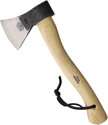 Prandi German Style Hatchet 6'' Carbon Steel Axe Head American Hickory Handle