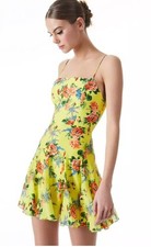 Alice + Olivia Ginny Spagetti Strap Godet Mini Dress - Size XS1