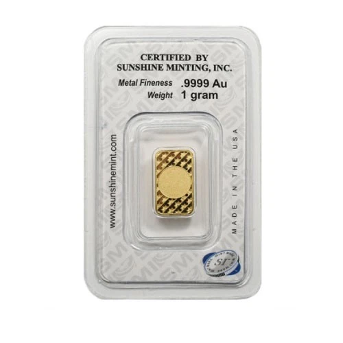 1 Gram Sunshine Mint Gold Bar - Image 3 of 3