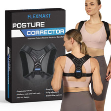 Posture Corrector Just for Women - Adjustable Back Brace - Full Spine Support