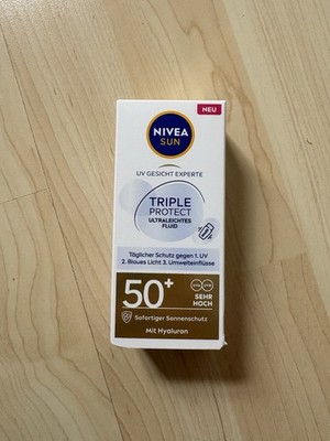 Nivea Sun - Triple Protect ultraleichtes Fluid - 40ml LSF 50+ - Sonnenschutz