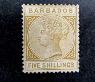 nystamps British Barbados Stamp # 68 Mint OG H $175 G21y1476