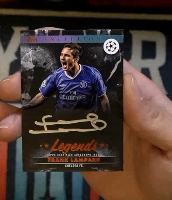 FRANK LAMPARD ON CARD AUTO /5 TOPPS INCEPTION UCC 24/25 SILVER SIGNINGS EBAY 1/1