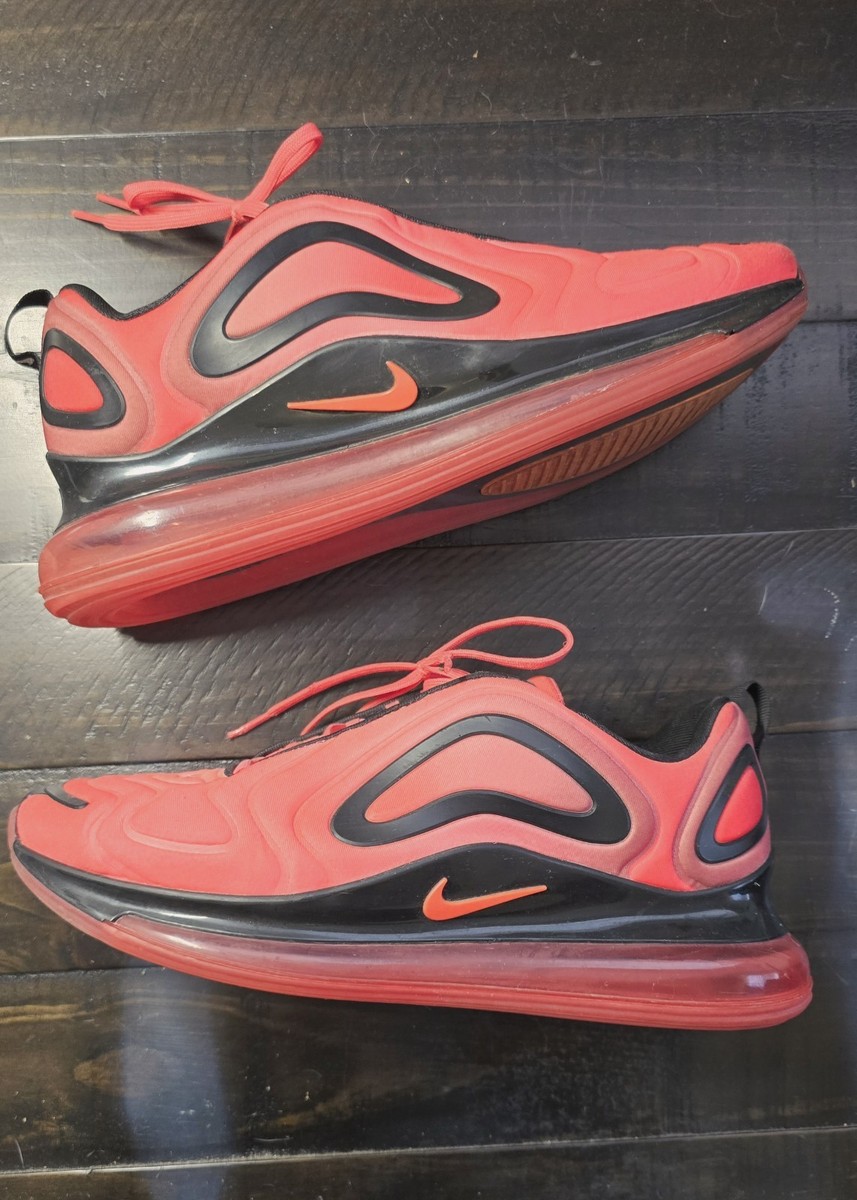 Nike Air Max 720 Red Black Sneakers Shoes Mens Size 11 | eBay