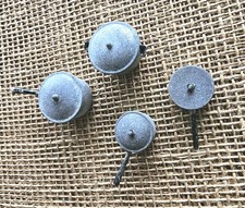 8pc Vintage Metal Mini Dollhouse Gray Pot And Pans 1:12 Scale Kitchenware