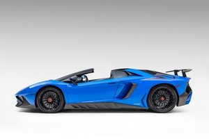 2017 Lamborghini Aventador LP750-4 SV Roadster Blu Le Mans Extended Warranty