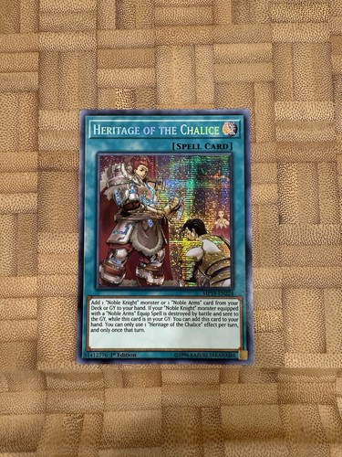 Heritage of the Chalice MP19-EN224 YuGiOh 2019 Gold Sarcophagus Tin Mega Pack card