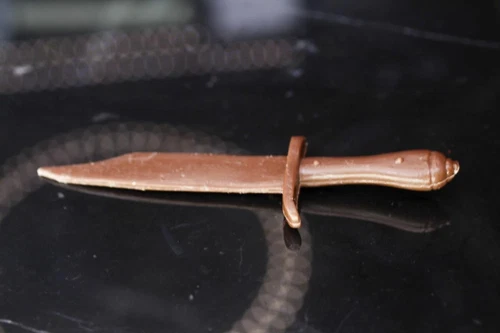 BROWN KNIFE FOR MARX 1960 JOHNNY WEST FIGURE ACCESSORIES ADVENTURE COWBOY