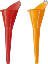 Long Neck Oil Funnel, Plastic Spill-Saver for Engine Oil, Diesel, Color: Small