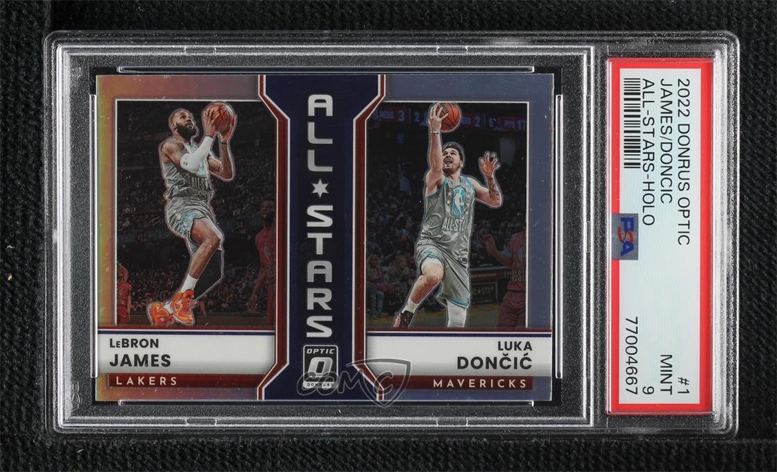 2022 Panini Donruss Optic All-Stars Holo Prizm LeBron James Luka Doncic #1 1np9