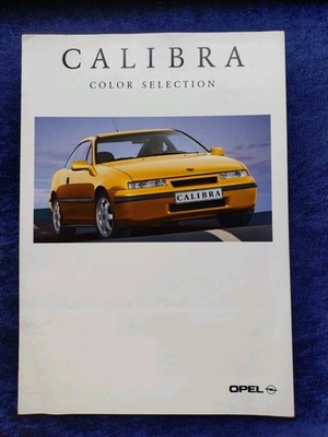 Opel Calibra Prospekt 9.1993   Color Selection