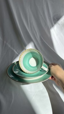 Vintage Porcelain Tea Set   Lichte Germany, 1958 1976
