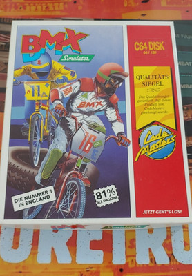 BMX Simulator (Codemasters 1987) Commodore 64 (Disc, Box, Manual) works 8-bit #2