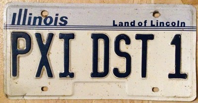 Illinois license plates - Vanity PXI DST 1 - Pixie Dust