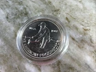 1982 AMERICAN PROSPECTOR  1 oz .999 SILVER  Round sealed Gem BU ENGELHARD