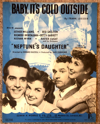 BABY IT'S COLD OUTSIDE - Esther Williams & Red Skelton 1949 UK Film Noten