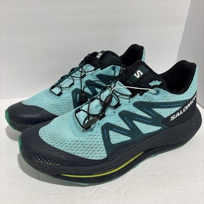 Salomon Pulsar Trail Womens Size 9.5 Trail Running Shoes Blue Radiance
