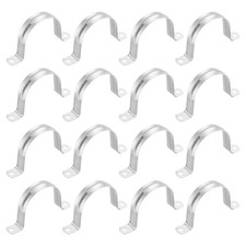 16Pcs 2 Holes Rigid Pipe Strap M60 (2-3/8) St...