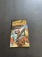 Destroy humans ps2 Manual only