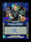 2024 Panini Prizm Draft Picks CAM SPENCER 52/75 RC Auto Blue Ice Prizm #P-CAM