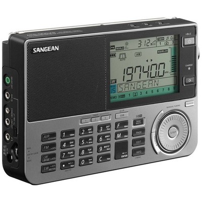 Sangean ATS-909X2 Weltempfänger UKW, LW, MW Weckfunktion Schwarz