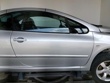 Peugeot 307 CC Tür rechts Beifahrertür silber EZR aluminiumgraumetallic BJ2005