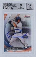 Spencer Torkelson Tigers Signed 2020 Bowman's Best #TP30 BAS 9/10 Rookie Card