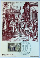 CPA  MAXIMUM POSTCARD ENCLAVE DE VALREAS  1968  1562