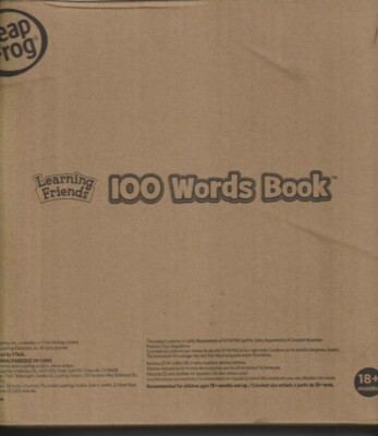 LeapFrog Learning Friends 100 Words Book 18+ Months UNUSED