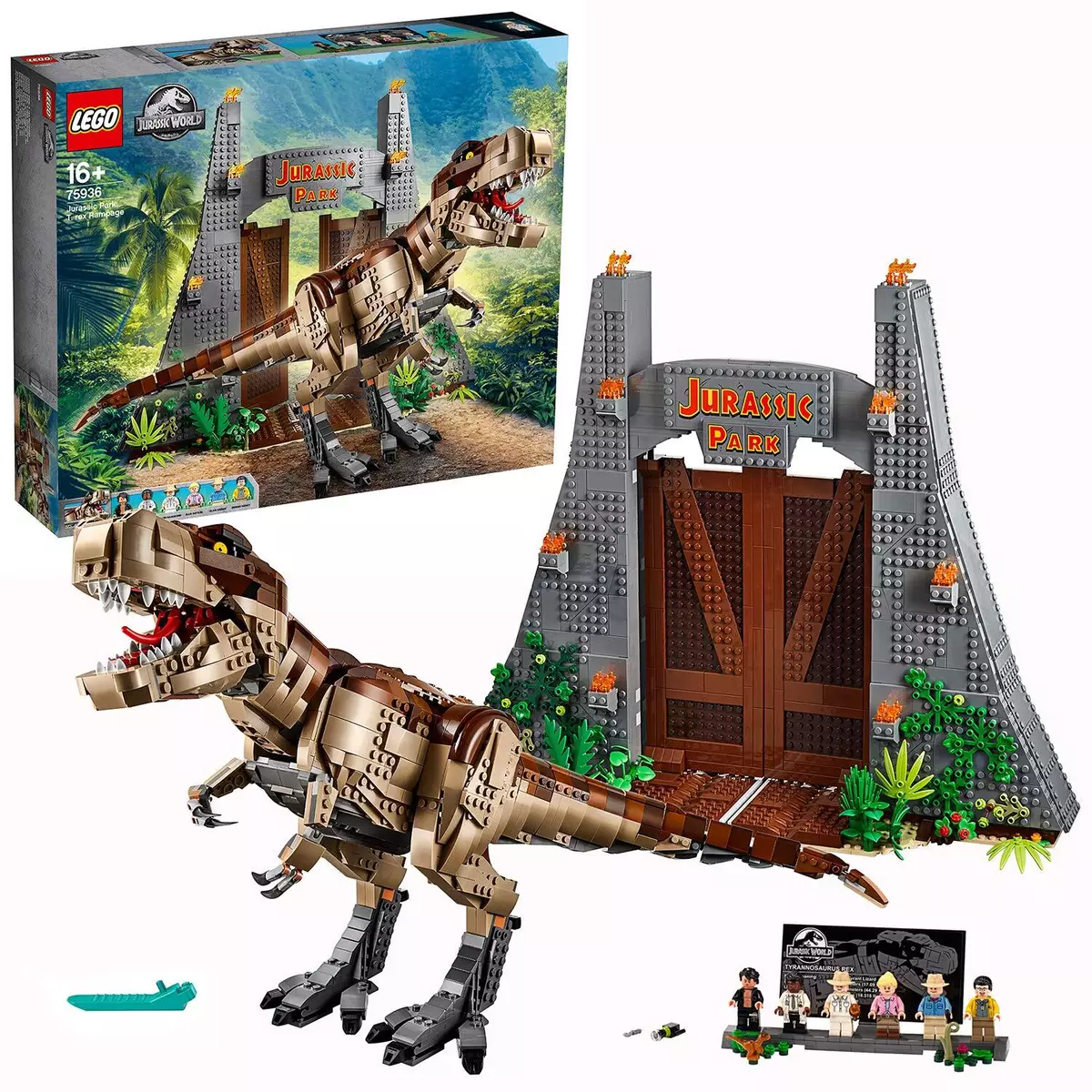 Tag det op konstant Koncession LEGO Jurassic World Jurassic Park: T-Rex Rampage 75936 3120pcs 16 years old  &amp; up 673419301565 | eBay