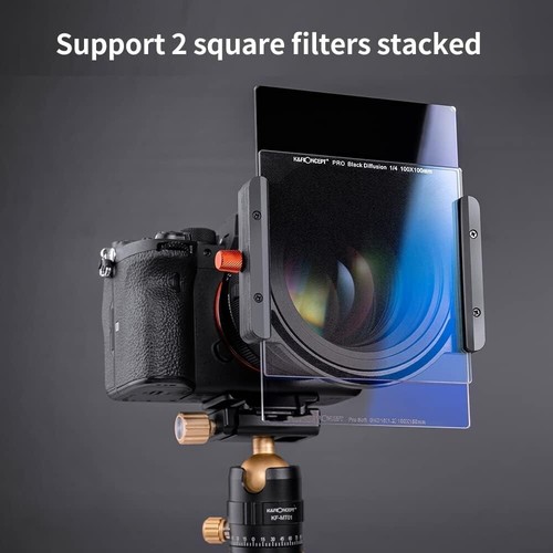 K&F Concept Metal Filter Holder+ 8 Filter Adapter Ring 49/52/58/62/67/72/77/82mm - Picture 5 of 8
