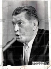 Orig 1970 press photo Gene Tunny, Boxing ills,