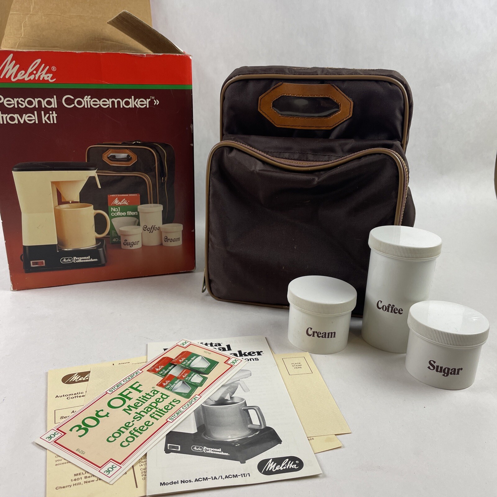 Carrying Case Accessories Single Cup Working Vtg