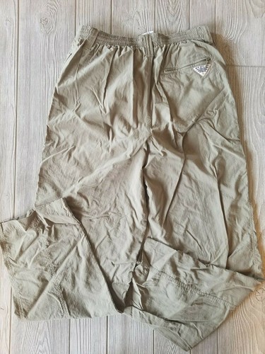 COLUMBIA Sportswear Sahara PFG Fishing Pants GREEN Sz 40X33 - Picture 5 of 9