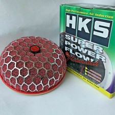 80mm Red Hks Racing Super Power Air Filter Flow Caliber Intake Reloaded Cleaner 80mm Red Hks Racing Super Power Air Filter Flow Caliber Intake Reloaded Cleaner