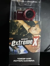 MiGear Extreme X Explorer 1080p Action Camera Brand New/sealed Waterproof RED!